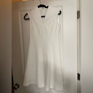 White crochet brooks brothers dress